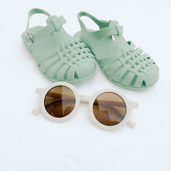 Mint Jelly Sandals