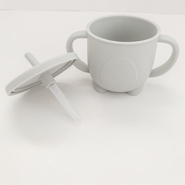 Silicone Handle Cup- Grey